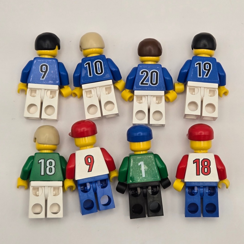 LEGO 8pc USA World Cup Soccer Minifigure Lot Vintage 90s Sports Figures - Picture 2 of 9